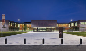 Lycée de nuit - Photographe Architecture de nuit