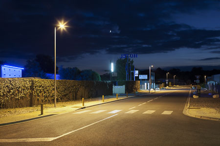 Rue éclairée - Photographe Eclairage