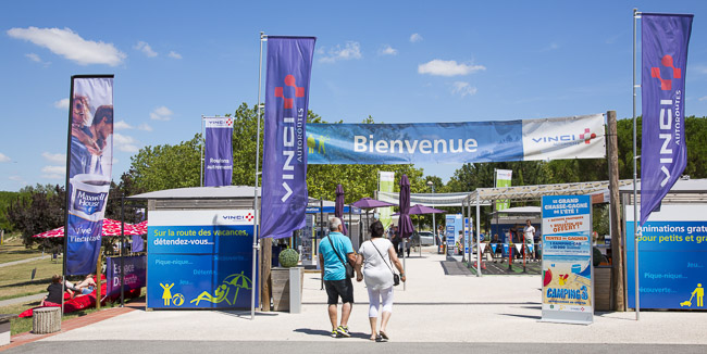 Image des étapes estivales sur l'aire de Port-Lauragais