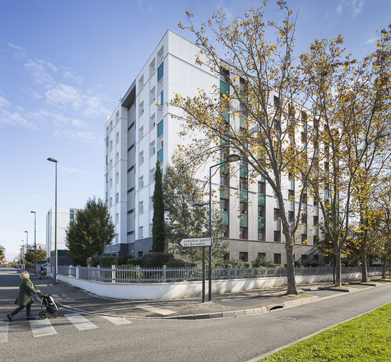 Photographe d'architecture de la résidence Les Saules à Blagnac près de toulouse