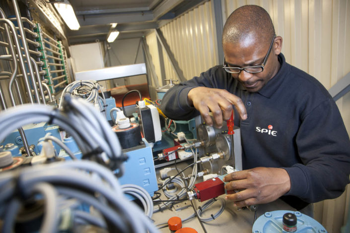 Photographie d'industrie de Portrait pour Spie - Ecluses aux Pays-Bas à 