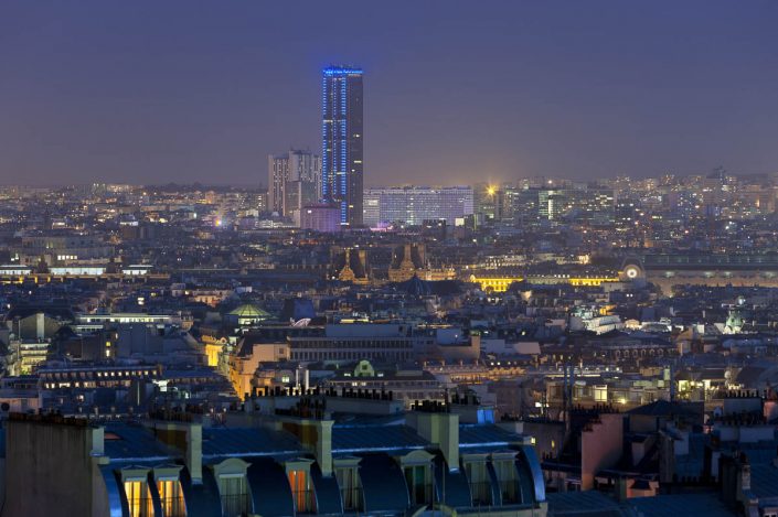 Tour Montparnasse - Photographe Architecture nuit 