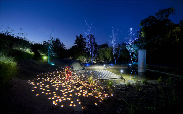 Photographe Eclairage de 21. Le jardin des marées à Chaumont sur Loire