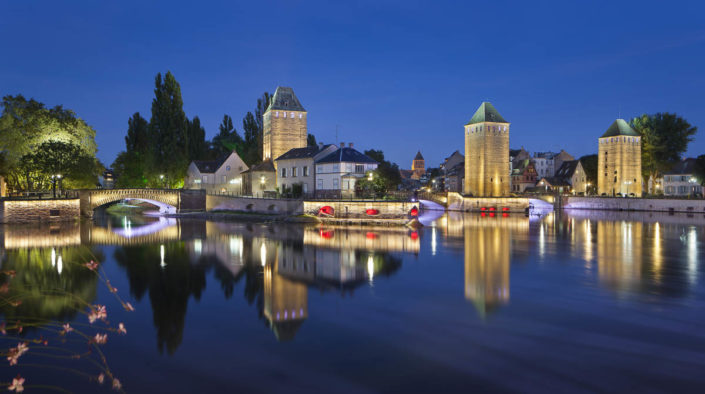 Photographe Eclairage de Barrage Vauban à Strasbourg