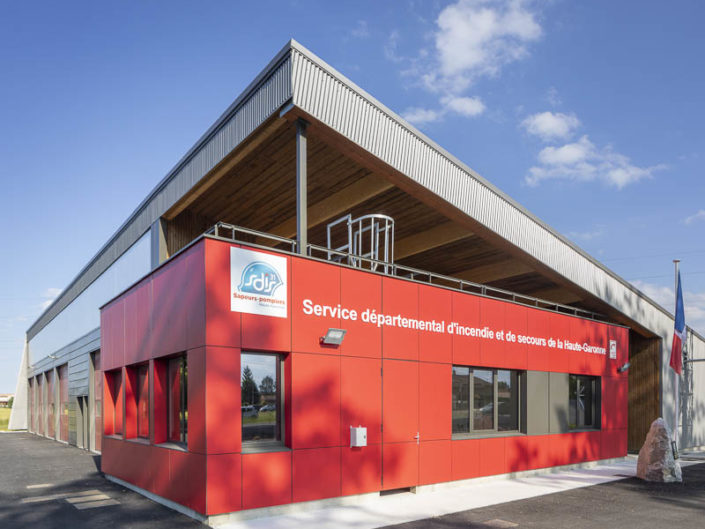 Centre de secours de Saint-Martory - Photographe Architecture 