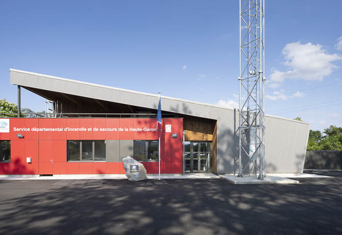 Centre de secours de Saint-Martory - Photographe Architecture 