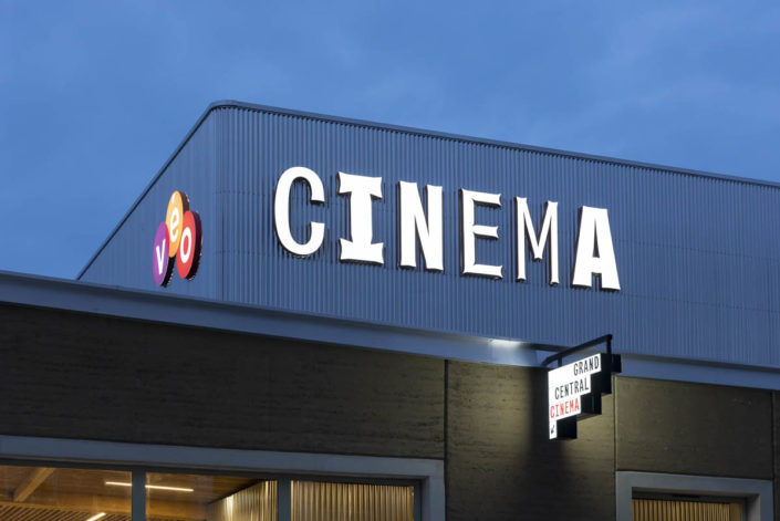 Photographie d'architecture de Cinéma Veo Grand Central à Colomiers