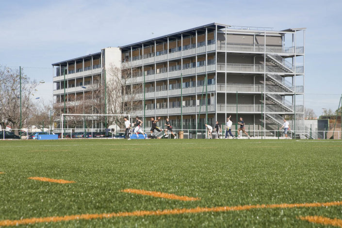 Phographie d'architecture de l'ENAC à Toulouse