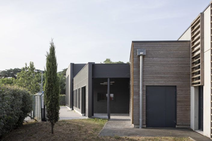 Salle de sport chez Thales - Photographe Architecture 