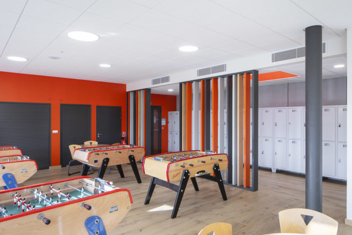 Salle de sport chez Thales - Photographe Architecture 