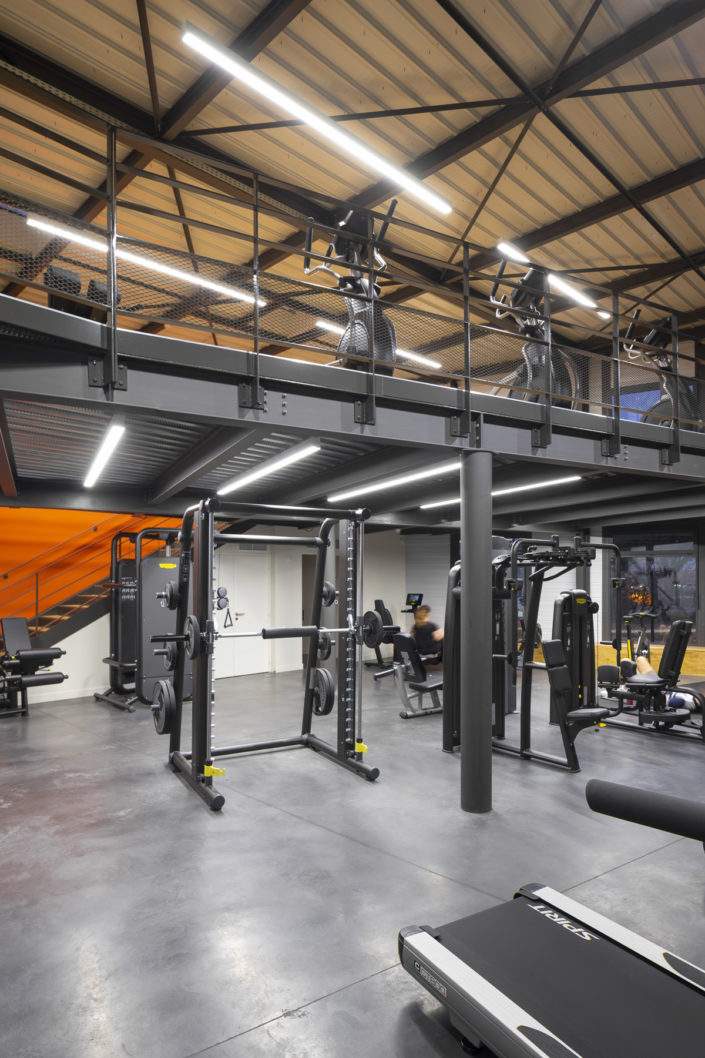 Salle de sport chez Thales - Photographe Architecture 