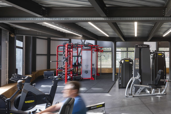 Salle de sport chez Thales - Photographe Architecture 