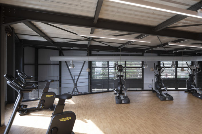 Salle de sport chez Thales - Photographe Architecture 