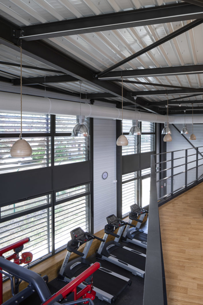 Salle de sport chez Thales - Photographe Architecture 