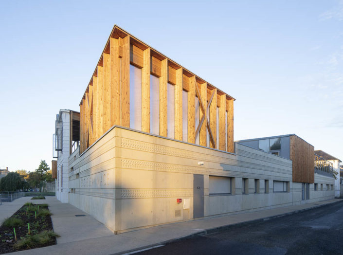 Photographe Architecture de Groupe scolaire Jean Macé à Tarbes à Tarbes