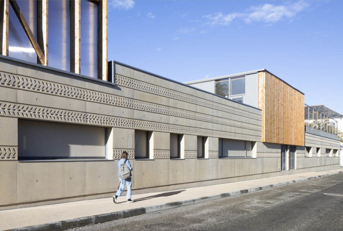 Photographe Architecture de Groupe scolaire Jean Macé à Tarbes à Tarbes