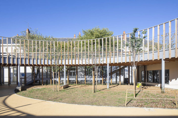 Photographe Architecture de Groupe scolaire Jean Macé à Tarbes à Tarbes