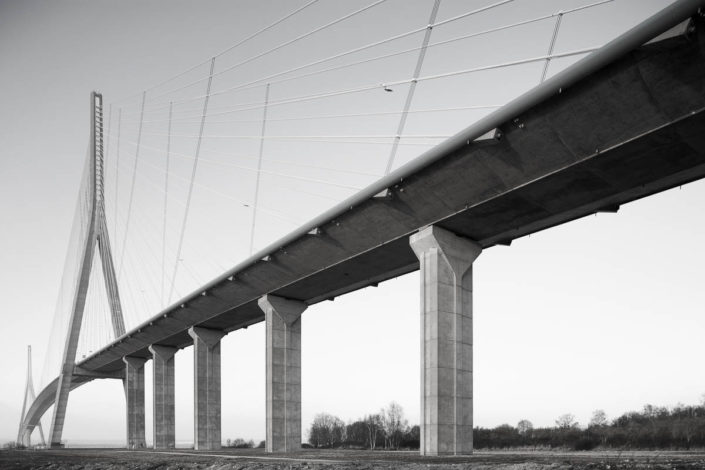 Photographe Architecture de Pont de Normandie à Honfleur